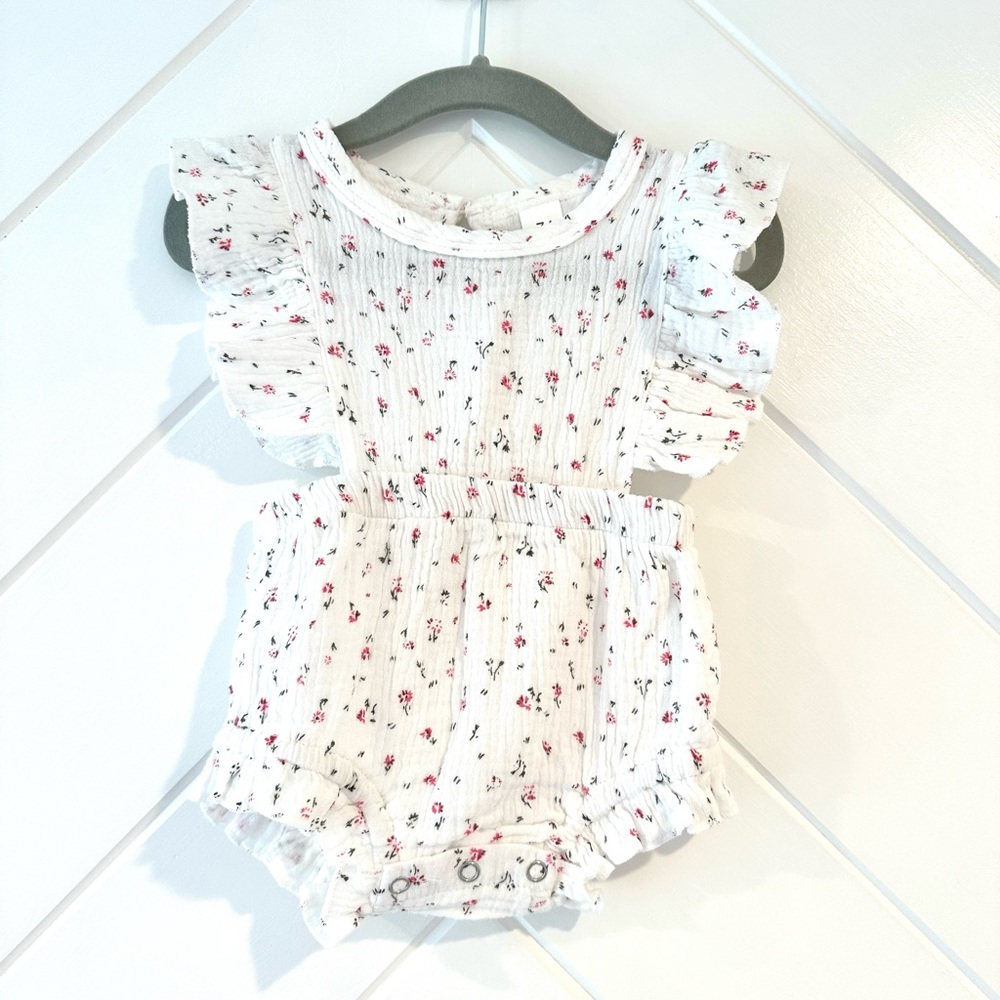 Baby Floral Bubble Romper